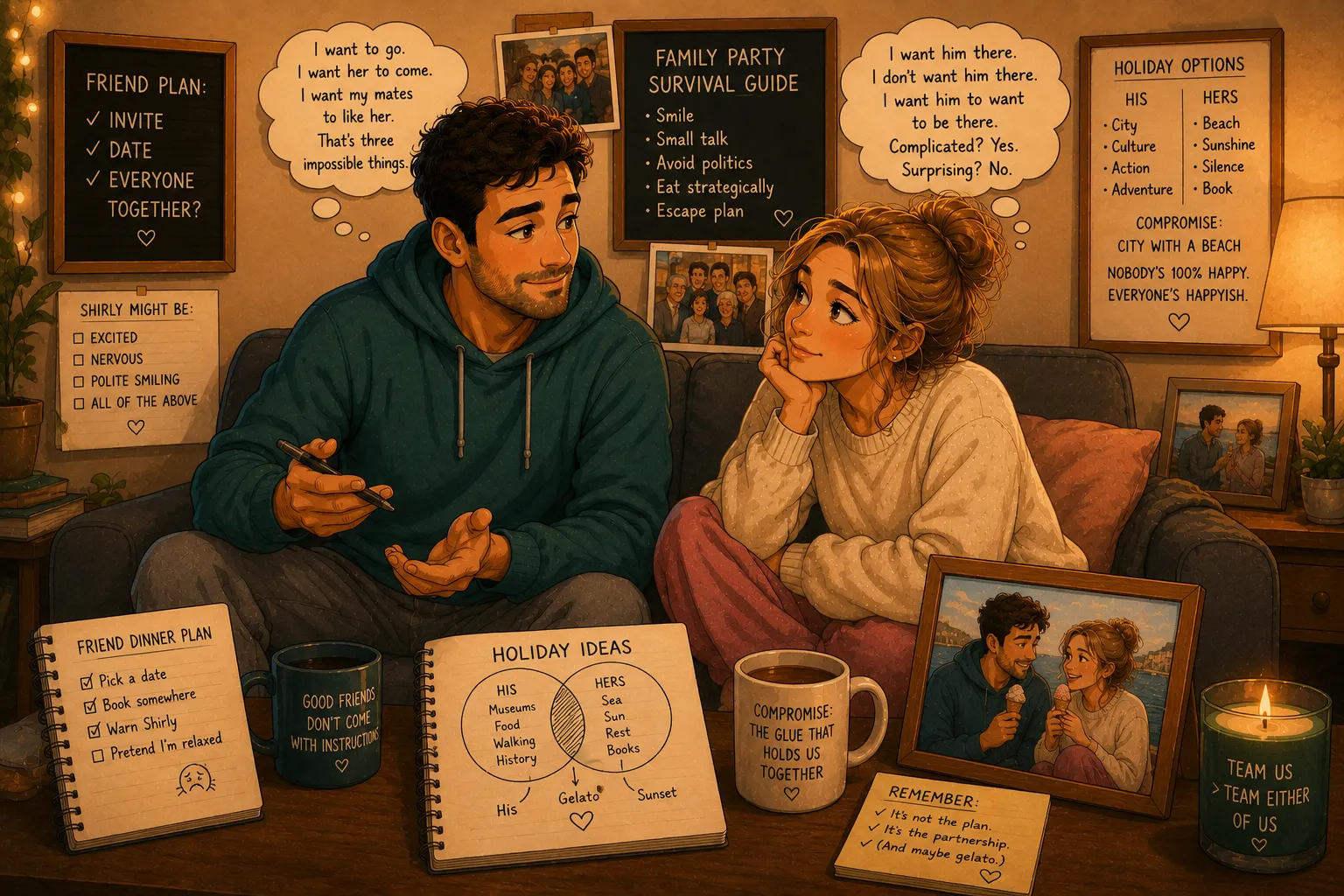 Illustration for Social Lives